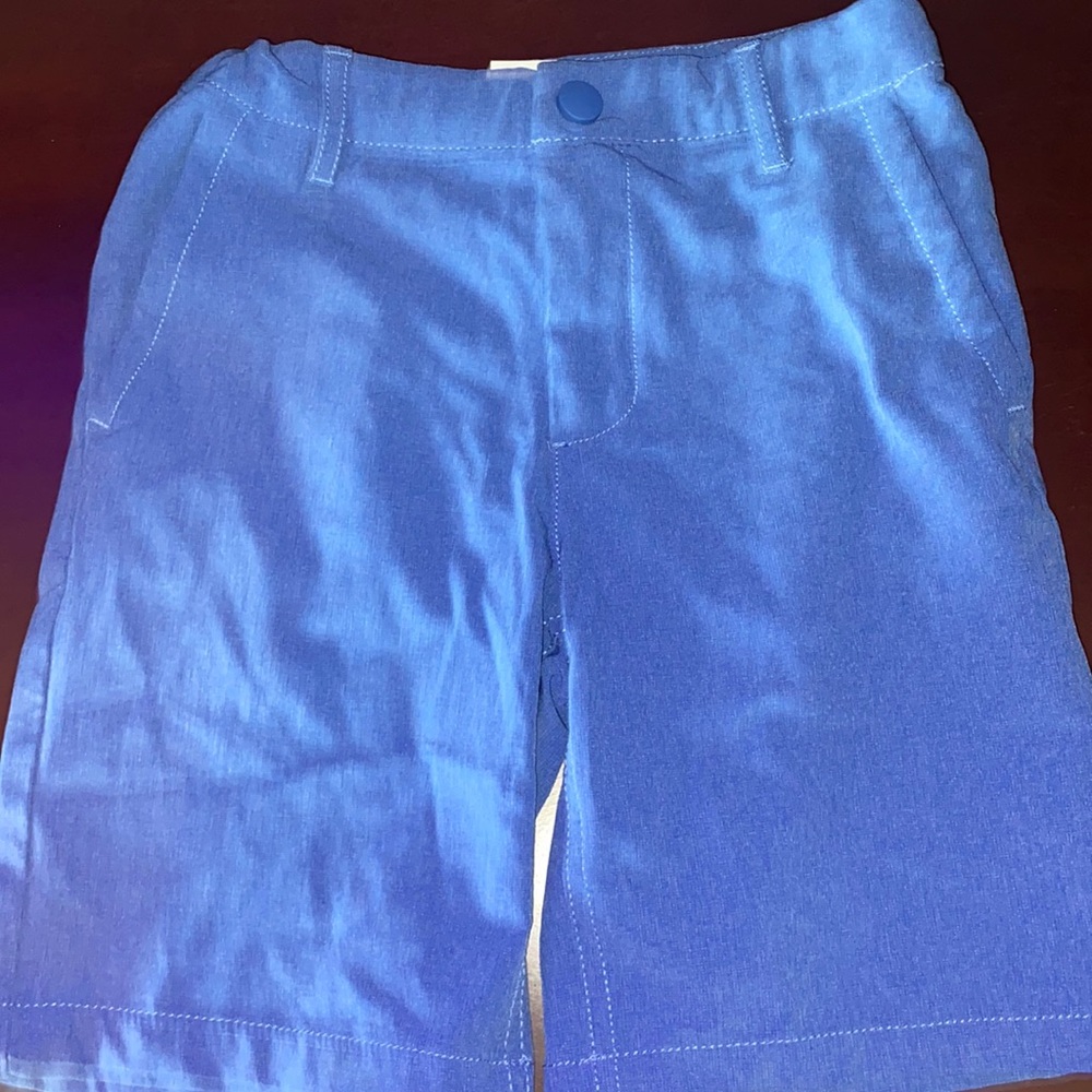 All in Motion Boys Blue Formal Dress Shorts Athletic Style Khakis